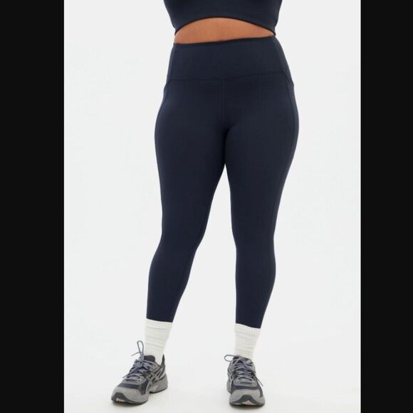 Girlfriend Collective Compressive High-Rise Legging Midnight Navy Blue Size 6 XL - Picture 1 of 12